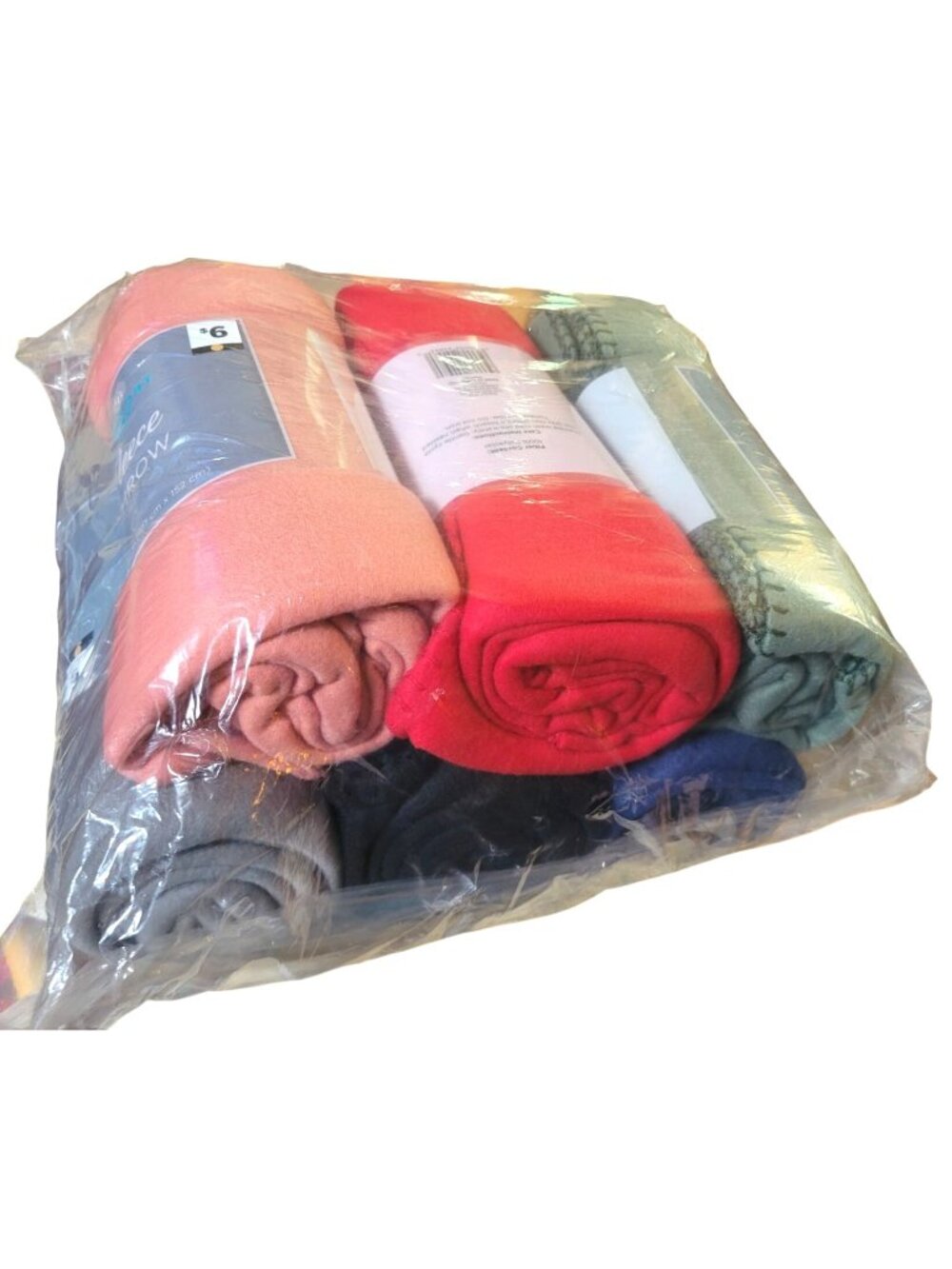 *NEW* 6-Pack Comfort Bay Fleece Throw, 50 x 60 in - Assorted Colors